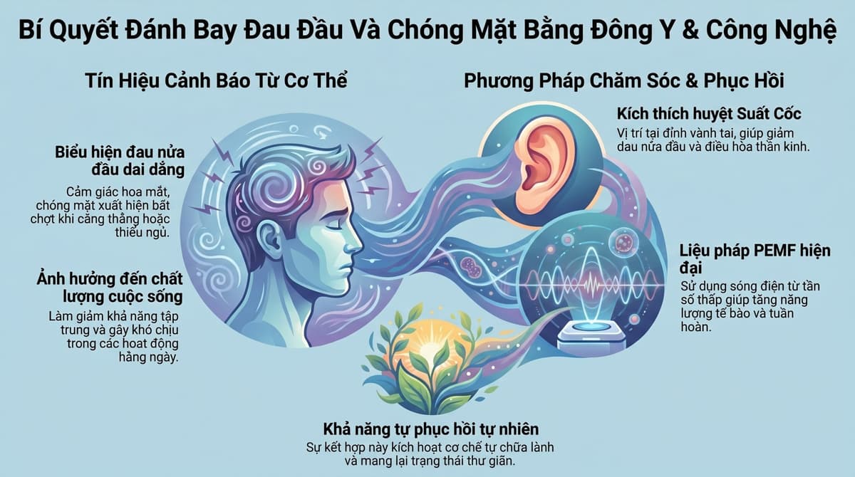 ARCTOZEN: HUYỆT SUẤT CỐC VÀ CÔNG NGHỆ PEMF  -  GIẢI PHÁP ĐIỀU HÒA VI TUẦN HOÀN VÀ XOA DỊU CĂNG THẲNG THẦN KINH VÙNG THÁI DƯƠNG