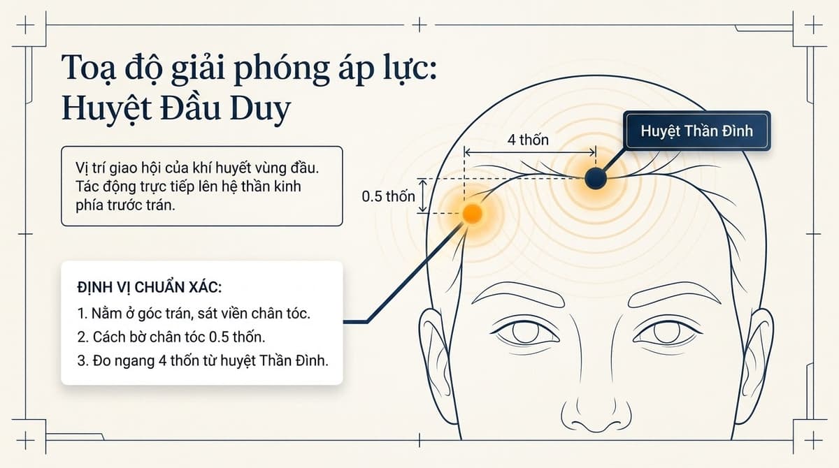 ARCTOZEN: HUYỆT ĐẦU DUY VÀ CÔNG NGHỆ PEMF  -  CƠ CHẾ GIẢI ÁP LỰC VI TUẦN HOÀN VÀ XOA DỊU CĂNG THẲNG THẦN KINH VÙNG TRÁN